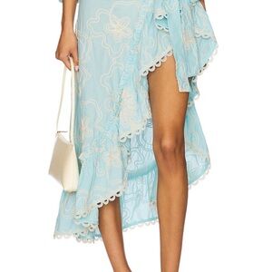 Kalani Wrap Skirt in Baby Blue
Waimari